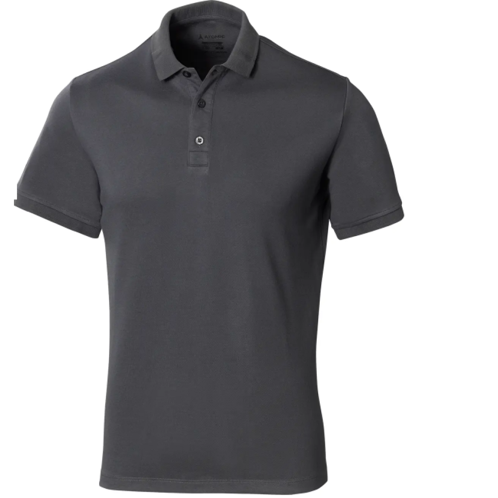 ATOMIC - ATOMIC POLO SHIRT - ANTHRACITE